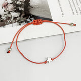 Heart Bracelet Simple Alloy Heart-shaped Wax Line – Jewelry Gift Ideas — 13