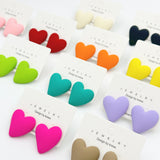 Heart-shaped Earrings Acrylic Simple Advanced – Useful Gifts — 8