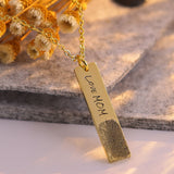 DIY Fingerprint Laser Engraving Long Necklace – Jewelry Gift Ideas — 5