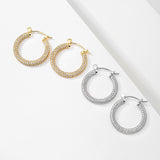 Earrings Femininity Full Of Zircon Hoop Earrings – Thoughtful Gifts — 3