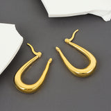 Moon Curved Earrings Girls' Simple Temperament – Thoughtful Gifts — 2