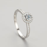 Engagement Simulation Diamond Electroplated Platinum – Stylish Gifts — 5