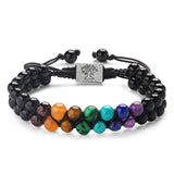 Fashion Jewelry 6mm 7 Chakra Stone Bead Yoga – Jewelry Gift Ideas — 5