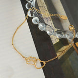Cute Love Footprint Bracelet Chain Fashion – Stylish Gifts — 2