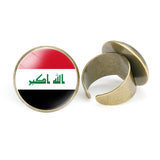 Asian National Flags Vintage Open Ring – Unique Gift Ideas — 9