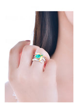 Women's Emerald Elegant Alloy Ring – Gifts for Her — 5