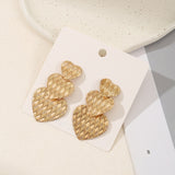 Exaggerated Leaves Layered Earrings Concave Geometric – Stylish Gifts — 5