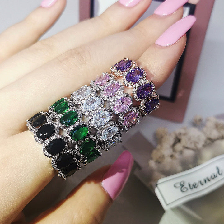 Inlaid 3A Zircon Fashion Women's Ring – Stylish Gifts — 1