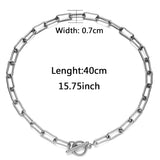 Women's Stainless Steel Clavicle Chain – Gifts for Her — 2