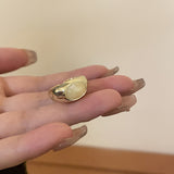Maillard Style Vintage Amber Natural Stone Ring – Stylish Gifts — 2