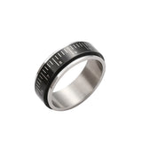 Men's Titanium Steel Ring Student Lettering – Jewelry Gift Ideas — 6
