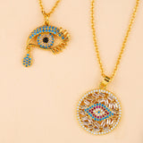 Creative Big Eyes Tear Zircon Necklace Ladies – Jewelry Gift Ideas — 7