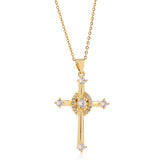 Womens Gold Plated Copper Zircon Heart Geometric – Jewelry Gift Ideas — 5