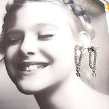 Tassel Hollow Star Chain Earrings – Stylish Gifts — 1