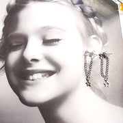 Tassel Hollow Star Chain Earrings – Stylish Gifts — 1