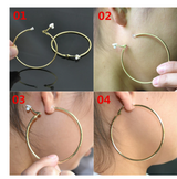 Big Circle Earrings Love Style Personality – Stylish Gifts — 4