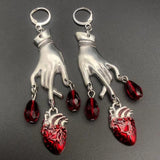 Vintage Water Drop Ruby Tassel Earrings – Thoughtful Gifts — 5