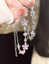 Women's Cherry Blossom Crystal Bracelet – Jewelry Gift Ideas — 16
