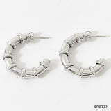 Stainless C- Shaped Ear Ring White Titanium Steel – Unique Gift Ideas — 15