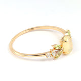 Natural Aobao Ring Horse Eye Olivine High-grade – Holiday Gift Ideas — 5