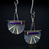 Europe And America Creative Lock-shaped Purple Opal – Small Gift Ideas — 2
