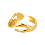 Personality Shaped Fashion Simple Titanium Steel 18k – Stylish Gifts — 4