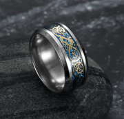 Asgard Crafted Basilisk Scale Wedding Ring – Gifts for Couples — 2