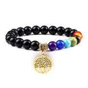 Creative 8mm Beads Tree Of Life Pendant Bracelet – Jewelry Gift Ideas — 17
