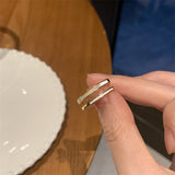 Women's Fritillaria Double Plain Ring – Gifts for Her — 2
