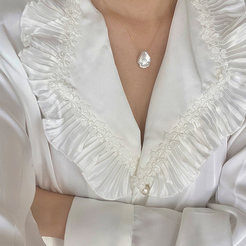Adjustable Retro Elegant Natural Baroque Petal – Jewelry Gift Ideas — 1