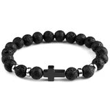 Tigereye Cross Beaded Bracelet – Jewelry Gift Ideas — 1