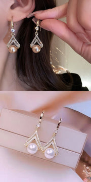 Fashion All-match Water Drop Pearl Earrings – Stylish Gifts — 2