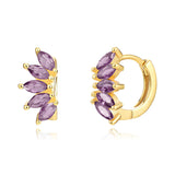 Ins Style Color Zircon All-match Earrings Symmetrical – Stylish Gifts — 3