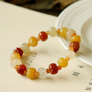 Fashion Golden Silk Jade Lotus Beads Jade Beaded – Stylish Gifts — 12