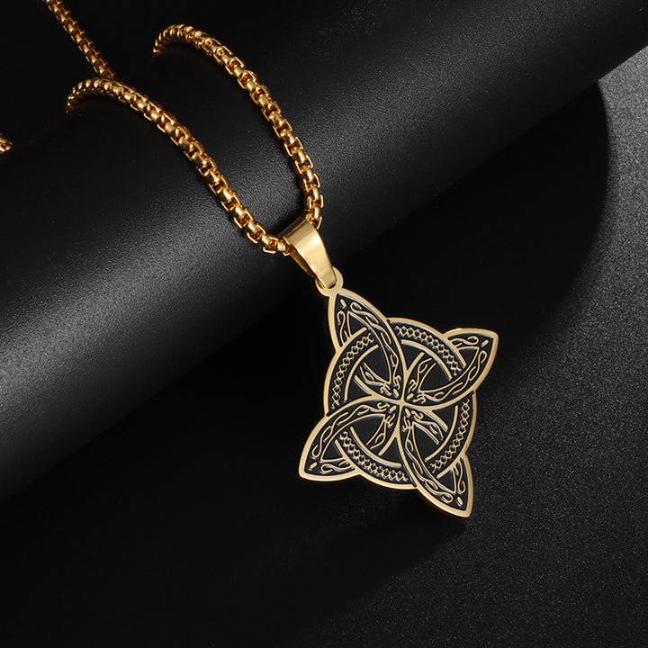 Vintage Viking Stainless Steel Slavic Amulet – Jewelry Gift Ideas — 1