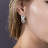 Exquisite Hollow Pattern Color Separation Ear Buckles – Surprise Gifts — 5