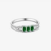 S925 Sterling Silver Green Zircon Ring – Useful Gifts — 2