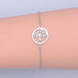 Women's Thin Chain Geometric Hollow Tree Of Life – Jewelry Gift Ideas — 4