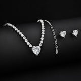 Two-piece Sweet Earrings Necklace – Jewelry Gift Ideas — 4