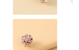 Romantic Ceramic Flower Rose Diamond Metal Alloy – Gifts for Couples — 16