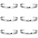 Stainless Steel Mama Bear Bracelet Mother's Day – Jewelry Gift Ideas — 1