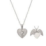 Women's Heart Opening And Closing Necklace Wings – Jewelry Gift Ideas — 1