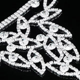 Simple Leaf Full Diamond Ankletwomen's – Unique Gift Ideas — 2