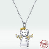 S925 Bi-color Electroplated Bee Necklace Simple – Jewelry Gift Ideas — 4