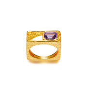 925 Silver Natural Amethyst Ring Antique Design – Unique Gift Ideas — 3