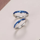 Starry Love Sterling Silver 925 Couple Ring – Gifts for Couples — 3