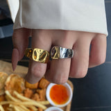 Geometric Irregular Opening Index Finger Ring – Jewelry Gift Ideas — 6