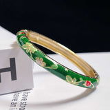 Museum Enamel Fine Floral Bracelet – Jewelry Gift Ideas — 2