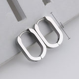 Men's And Women's Geometric Titanium Steel Stud – Gifts for Her — 16