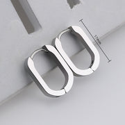 Men's And Women's Geometric Titanium Steel Stud – Gifts for Her — 16